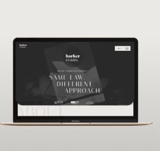 website mockup 